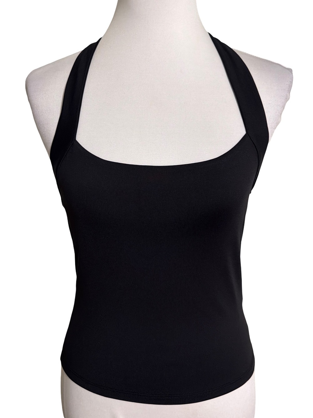 Camila Coelho Black Halter Neck Tank Top